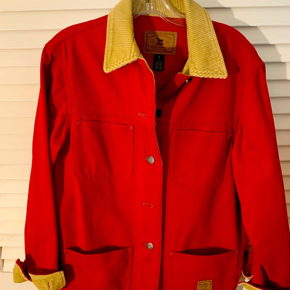 Ralph Lauren Red denim coat